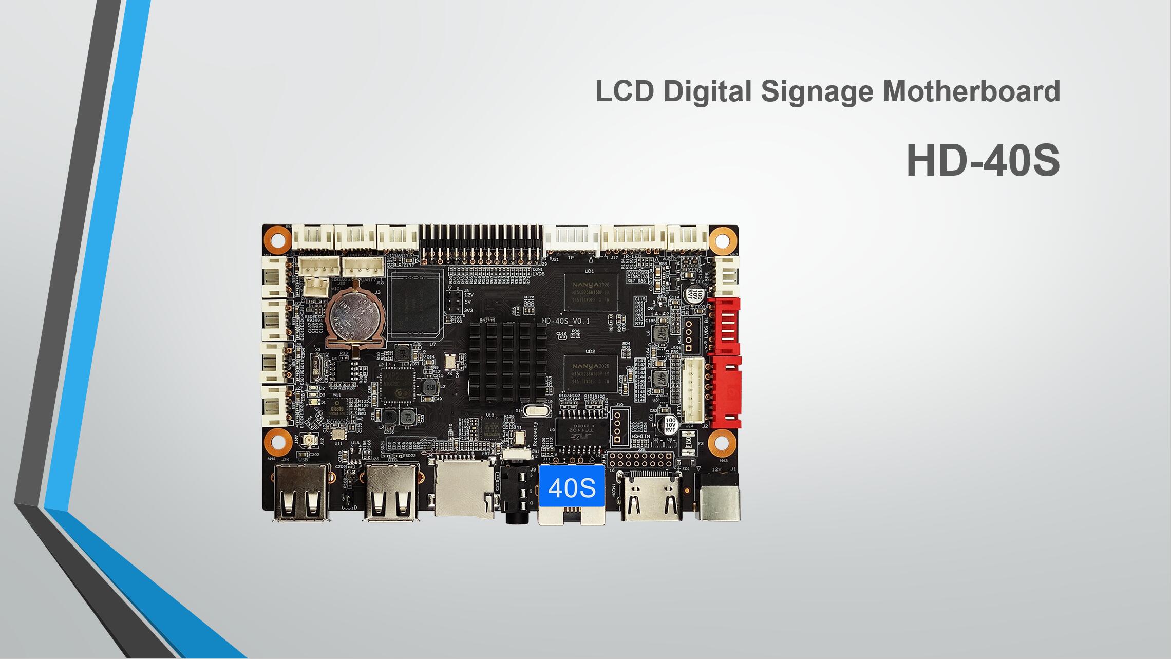 HD-40S LCD Digital Signage Kontroler Android