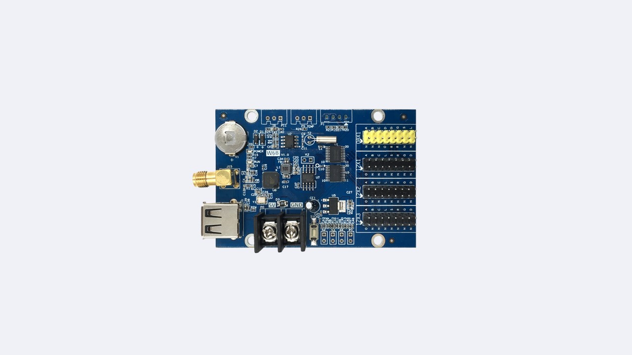 Single-dual LED control card HD-W6B - Shenzhen Huidu Technology Co., Ltd