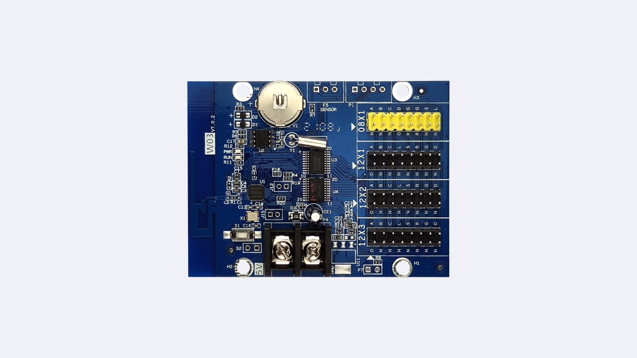 بطاقة التحكم LED أحادية المزدوجة HD-W03 - شنتشن هويدو التكنولوجيا المحدودة