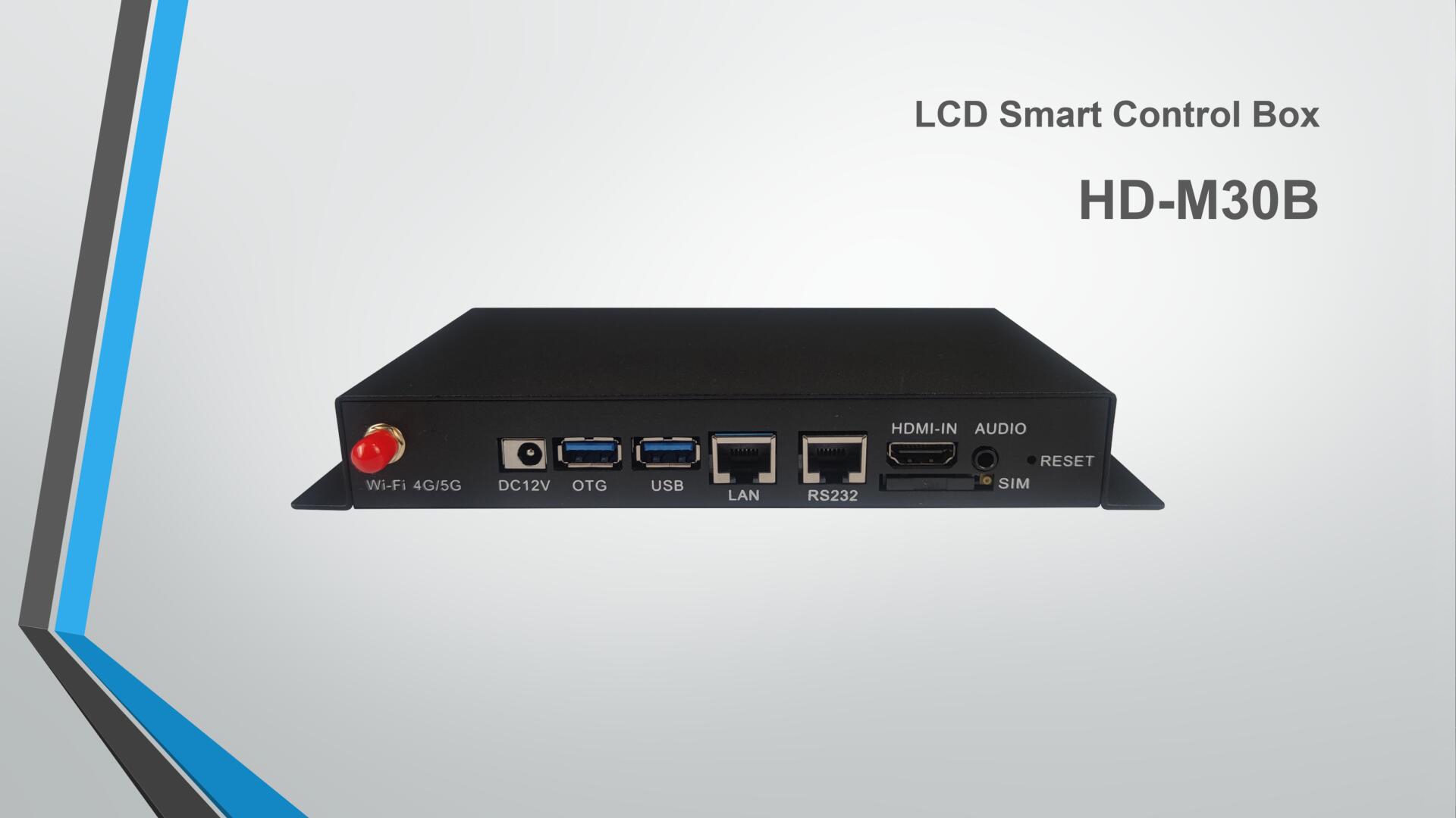 Fabricantes de soluções de sistema de controle de display LED profissional | Prático cartão de controle LCD HD-M30B | Fornecedor Huidu