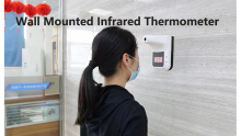 Wall Mounted Infrared Thermometer Automatic Soap Dispenser Face Recognition Thermometer Camera