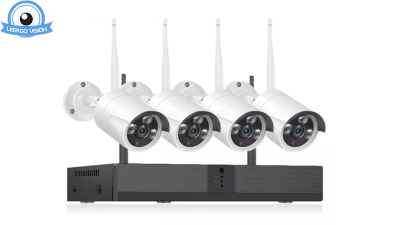 1080p System bezpieczeństwa bezprzewodowego CCTV System Obsługuje alarm wykrywania twarzy NHK-XMK