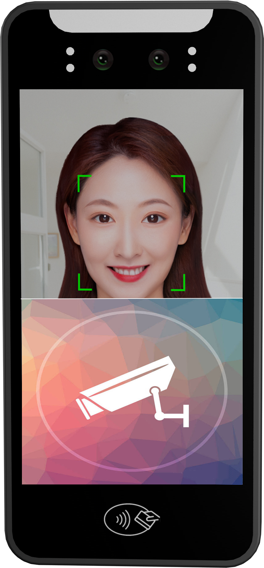 5.5inch Long Distance Dynamic Live Face Recognition Access Control