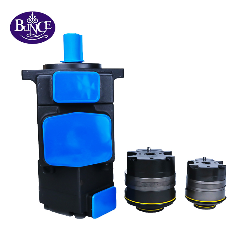 Blince PV2R Seri Tekanan Tinggi Hidrolik Minyak Pompa Tekan Baling-baling Kebisingan Rendah Untuk Mesin Cetak Injeksi
