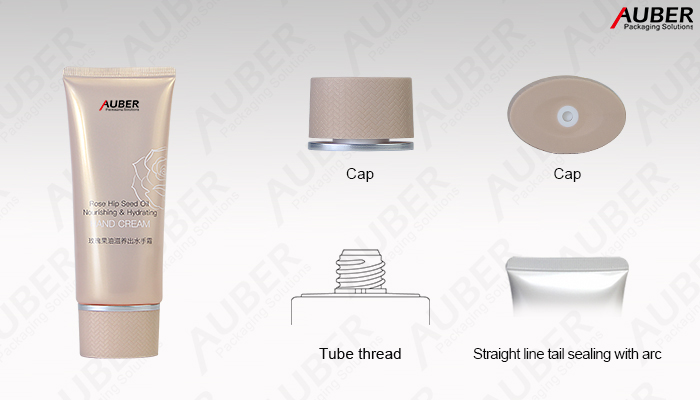 Auber D40mm Oval Hand Cream Tube Center Dispensing Cap