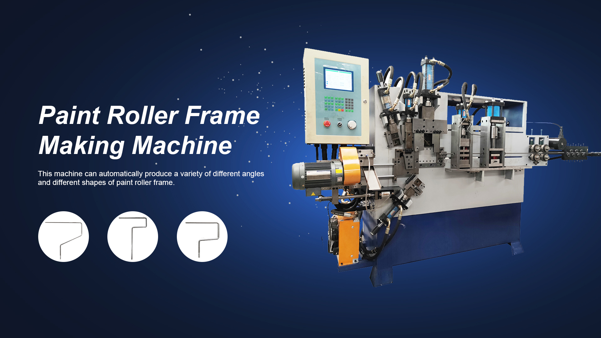 Hydraulic Paint Roller Frame Handle Making Machine