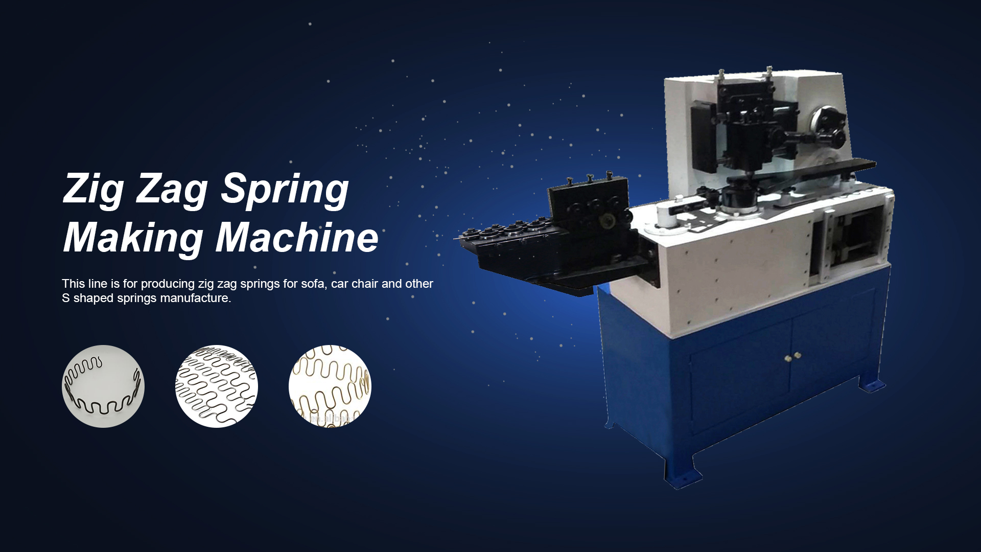 Zig Zag Primavera fazendo máquina - Xinsheng Machine
