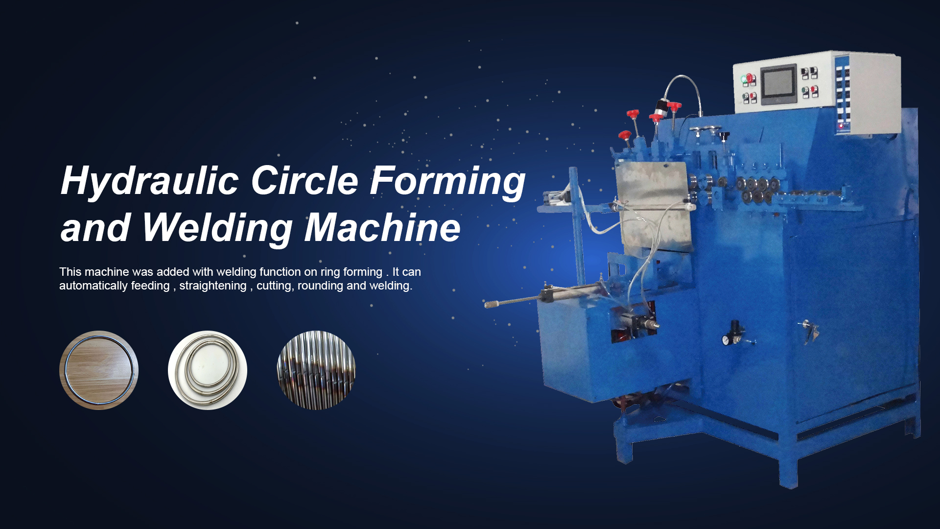 Hydraulic Circle Forming & Welding Machine