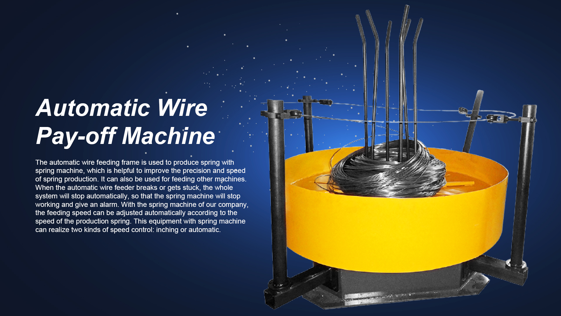 Automatic Wire Pay-off Machine
