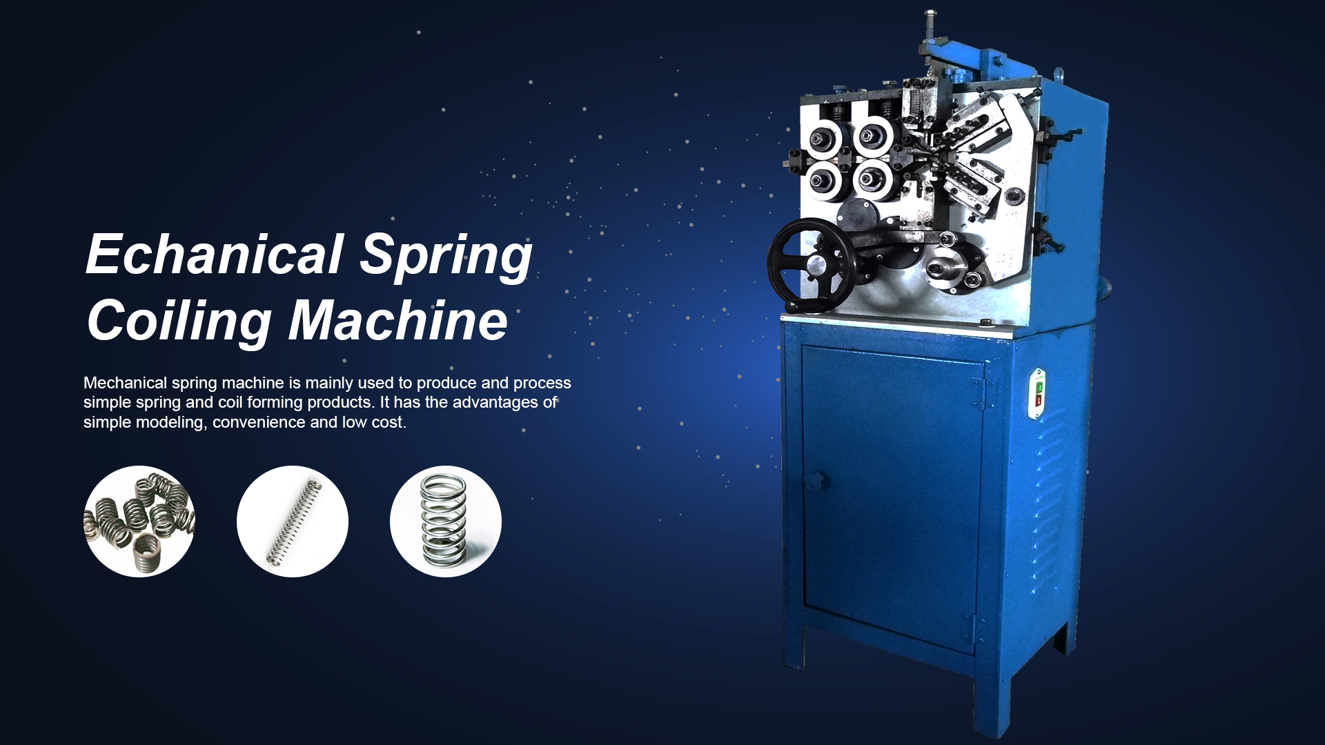 Echanical Spring Coiling Machine