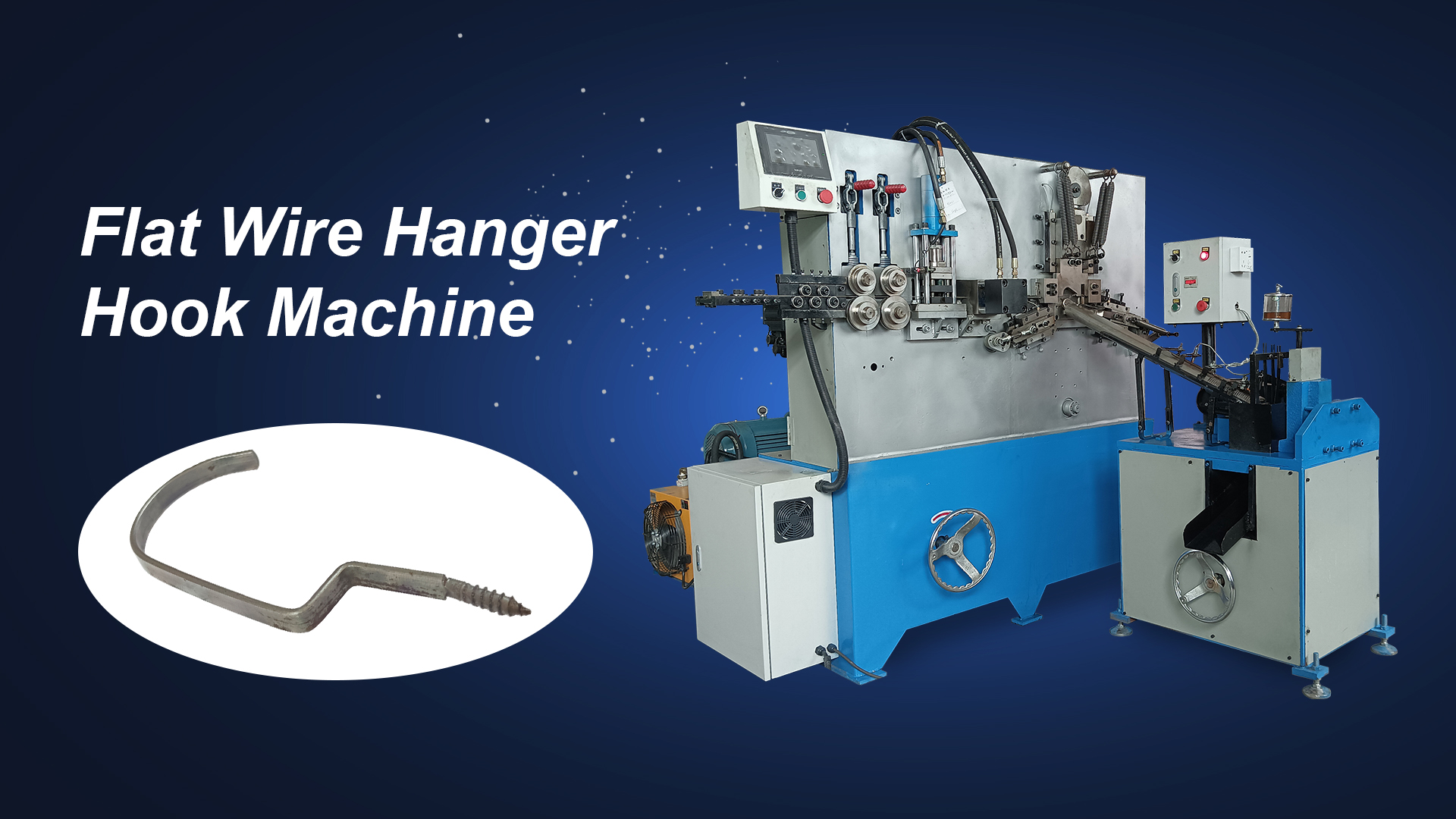 Automatic Flat Wire Hanger Hook Making Machine GT-HM-5F | Xinsheng ...