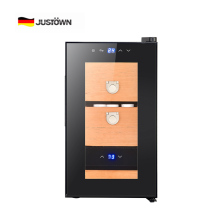 Best cigar Humidor Cooler Cabinet cases for Humidifying Fan Cooling Thermoeletricelectric humidor cigarros electrnicos Factory Price - JUSTOWN