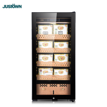 cabinet humidor Hot Sale Touch Control Backwoods Humidity Thermoelectric Cigar Humidor Cabinet with 4 pcs Cedar Shelves