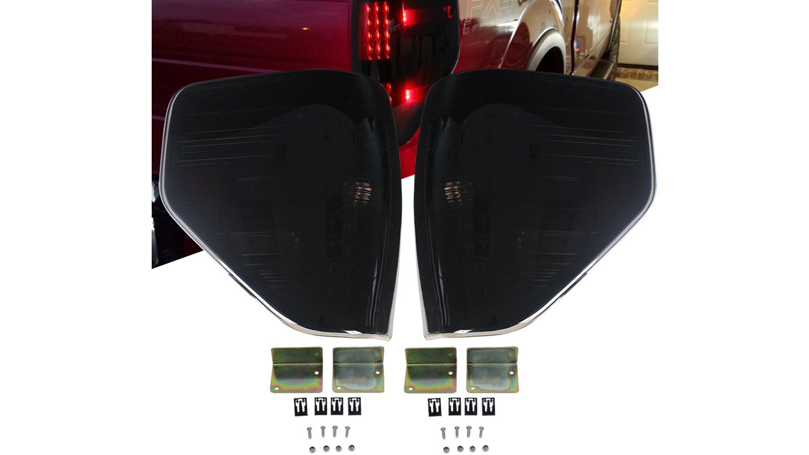 Best Quality Rear LED Tail Light Brake Lamp Taillight Replacement for Ford F150 Pickup 2009-2014 Factory