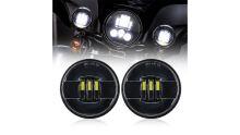 Aukma 4.5 Inch 30W LED Daymarker Fog Light Passing Light For Harley Davidson Motorcycle