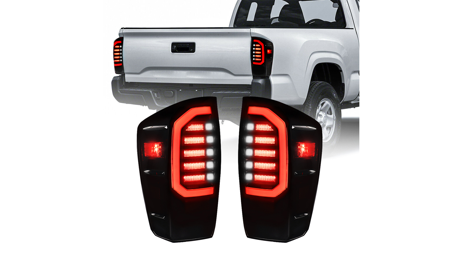 Led Taillights Rear Light Assembly Modified Tail Lights lamp For Toyota Tacoma 2016 2017 2018 2019 2020 2021