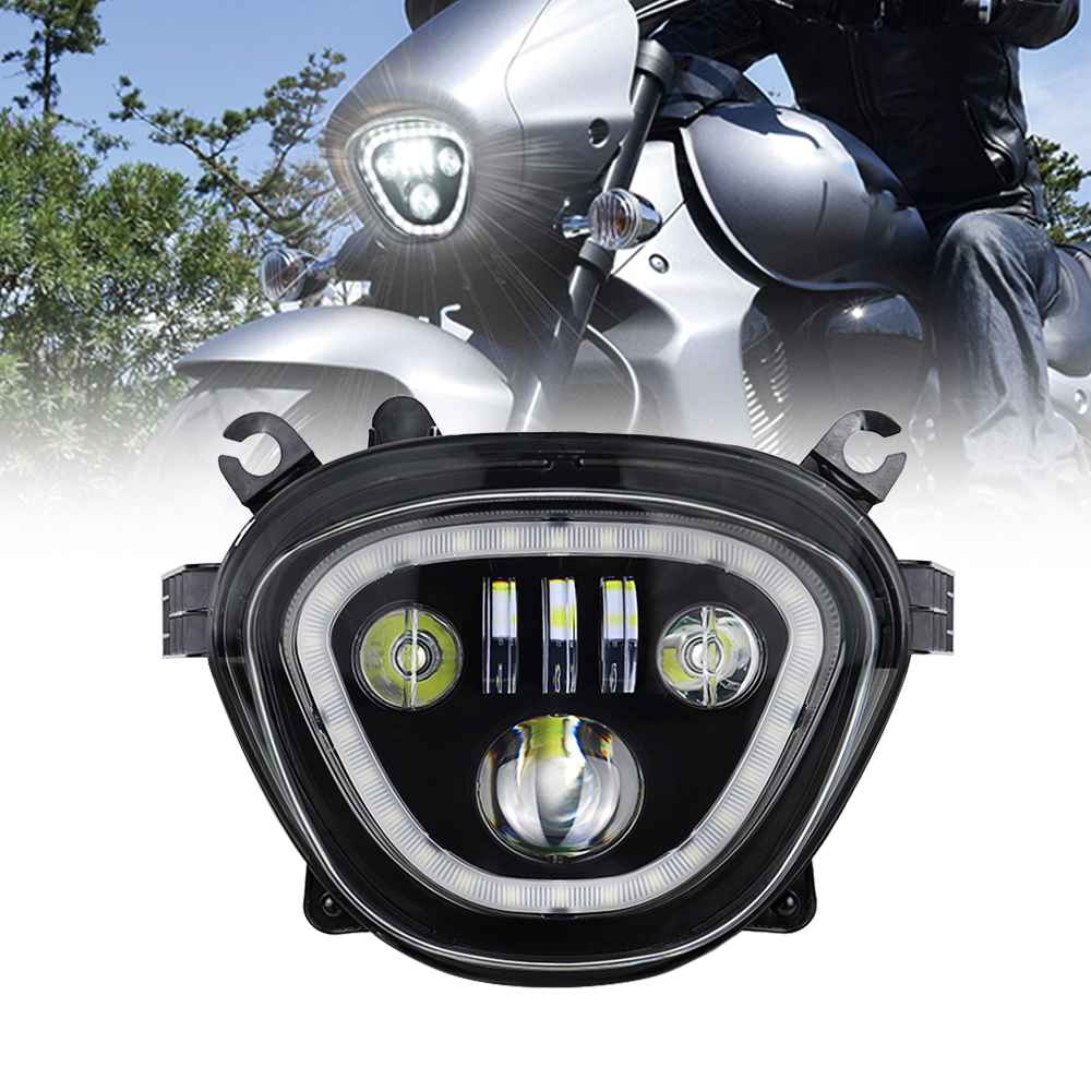 2006-2019 スズキ M109R LED ヘッドライト Halo DRL 高低ビーム
