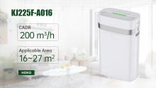 CADR 225 Home HEPA Air Purifier With TVOCs Sensor KJ225F-A016