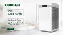 CADR 600 HEPA Filter Room Air Purifier With Dust Sensor KJ600F-A03