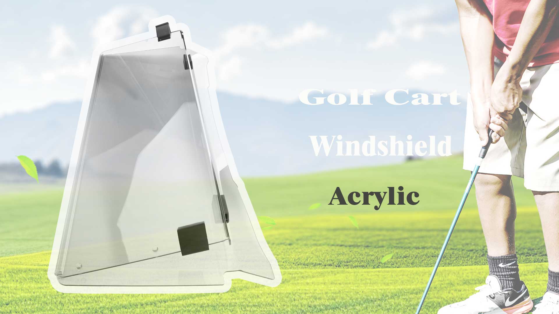 Yuefeng - Unbreakable Clear Tinted Acrylic Windshield Screen For Golf ...