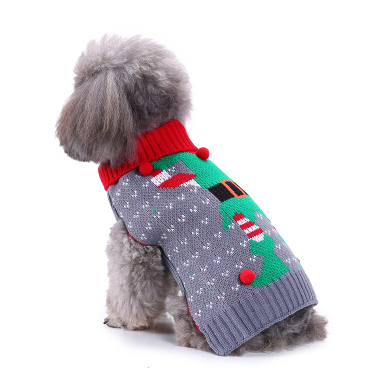 Fabricant de vêtements d'hiver tricotés pour chien en gros pull pour chien