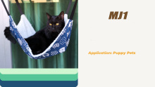 Soft plush fleece bed cat hammock bed