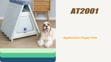 Triangle Shape Kennel Luxury Dog Cage Plastic Pet Cage Dog House