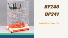 Large Luxury Multi Layers Metal Cat Cage with drawer