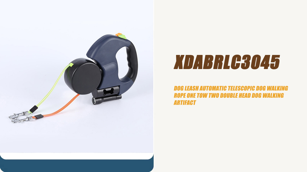 Professional 5m automatic one tow two with lead rope LED reflector lamp retractable pet lead rope free locking dog leash manufacturers