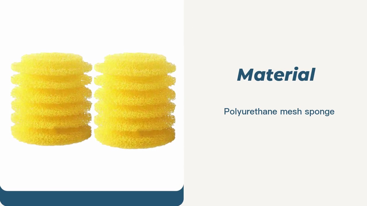 Material.Polyurethane mesh sponge.