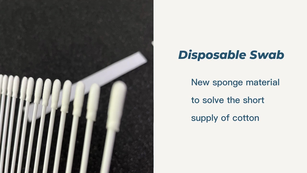 Disposable Swab.New sponge material .to solve the short .supply of cotton .