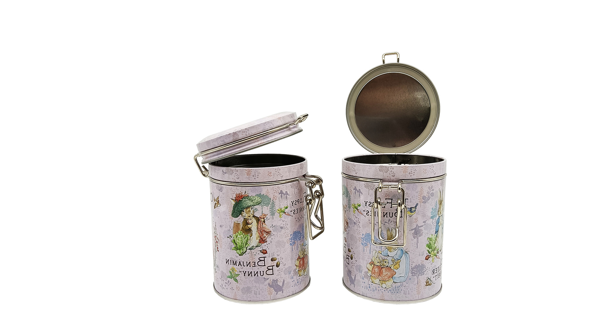 Customized Printing Metal Storage Boxes With a Silicone Sealing Ring Inside the Lid – Color Can