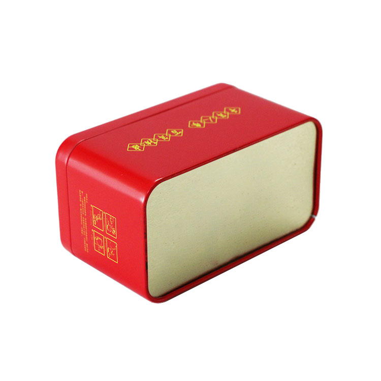 Air Tight Food Grade Tinplate Rectangular Tea Container Tin Metal Box ...