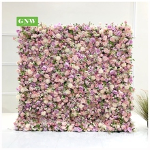 On-Demand Customization Gifts Factory Handmade Artificial Background Plant Flower Wall
