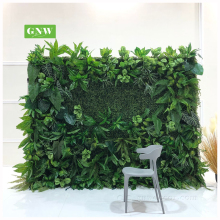 Customized Environmentally Friendly Plant Rose Hydrangea Decorative Set Artificial Flower Wall
