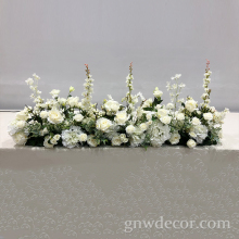 GNW R1-10 Customized Hot Sale Excellent Centerpieces White Excellent Quality Desktop Decoration Flower Runner For Table