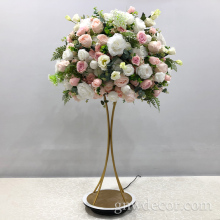 GNW B7-8 Romantic Miscanthus Floral Arrangement Wedding Party Decoration Artificial Hydrangea Flower Balls