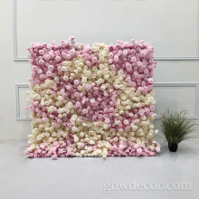 GNW W9-3 2022 Romantic Environmental Protection Feel Real Factory Direct Sales Plant Snacks Bar Flower Wall