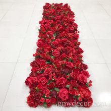 GNW W9-4 In Stock Side Artificia Flowerwall Panel Wedding Backdrop Rose Floral Wholesale Flower Wall