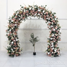 GNW J5-1 Decorative Flower Supplies Round Arch Stage Floral Frame Garden Backdrop Wedding Entrance Moon Gate
