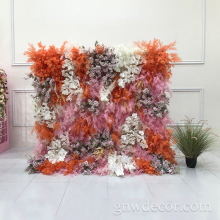 GNW W12-5 Factory Direct Sales Artificial Excellent Quality Gift Flower Wall Background Image Decoration Panels