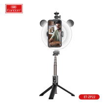 Earldom Desktop Cat Deer Bear Design All In One 6 Inch Photography Live Beauty Selfie Stick Tripod Ring Light