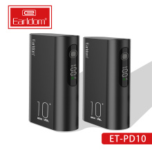 Earldom PD22.5W 10000mAh Power Bank Touch Switch LED Power Display Aluminum Alloy PowerBanks