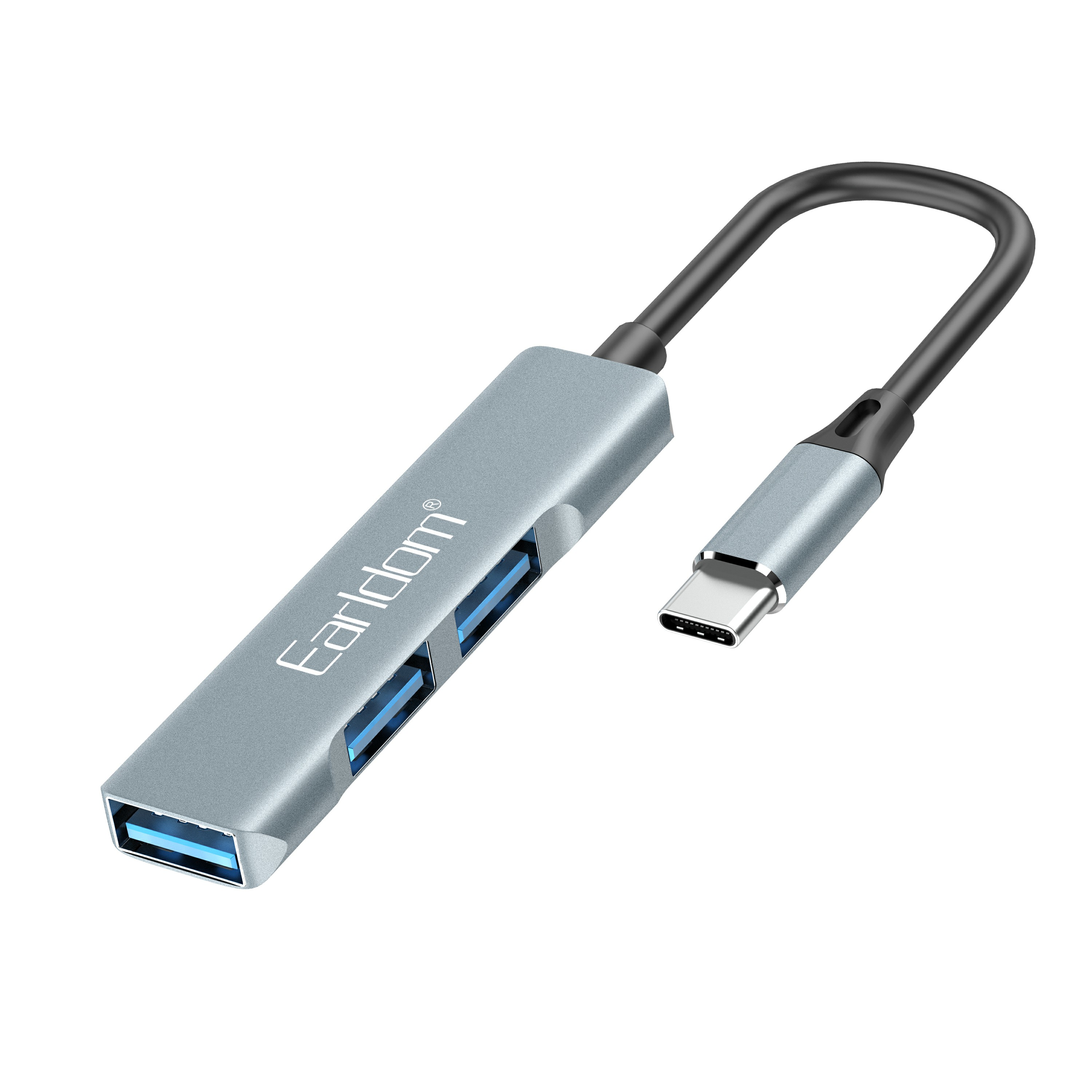 EARLDOM Type C USB HUB 3 Cổng với USB3.0 * 1 + USB2.0 * 2 3port cho máy tính xách tay PC Máy tính Điện thoại di động
