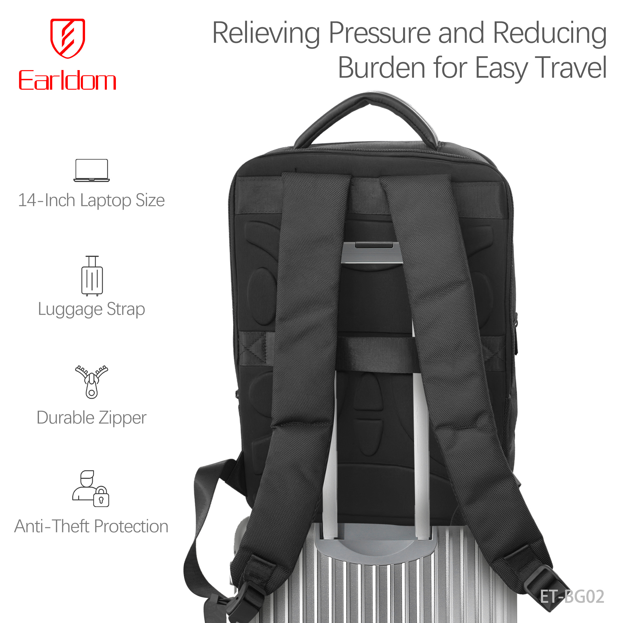 Best High quality shoulder laptop bag laptop bag case shoulder business backpack Company Earldom