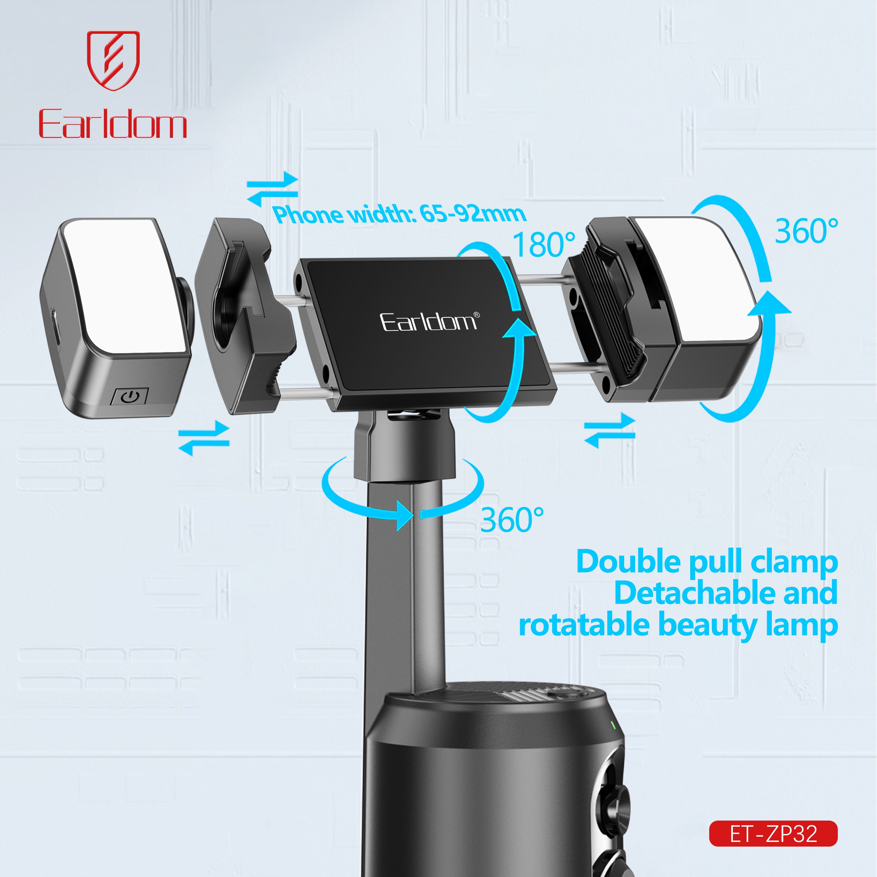 360 Rotation Intelligent Auto Face Tracking Smart Phone