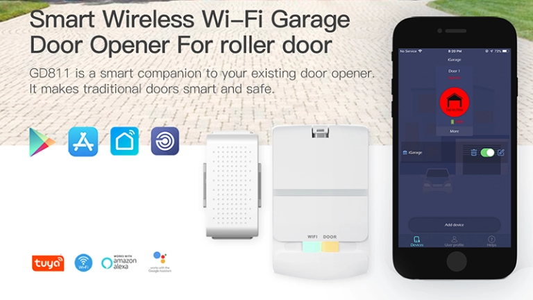 Smart Garage Door Opener Remote, Home8 Garage Door Opener
