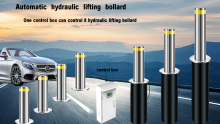 Professional Automatic Security Traffic Hydraulic Bollard with Good Price Manufacturer--Zento