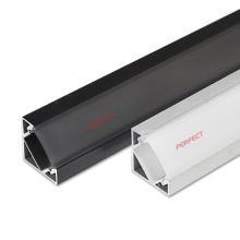 High Quality Black led aluminum profile 18*18mm aluminium channel Manufacturer | PERFECT LED