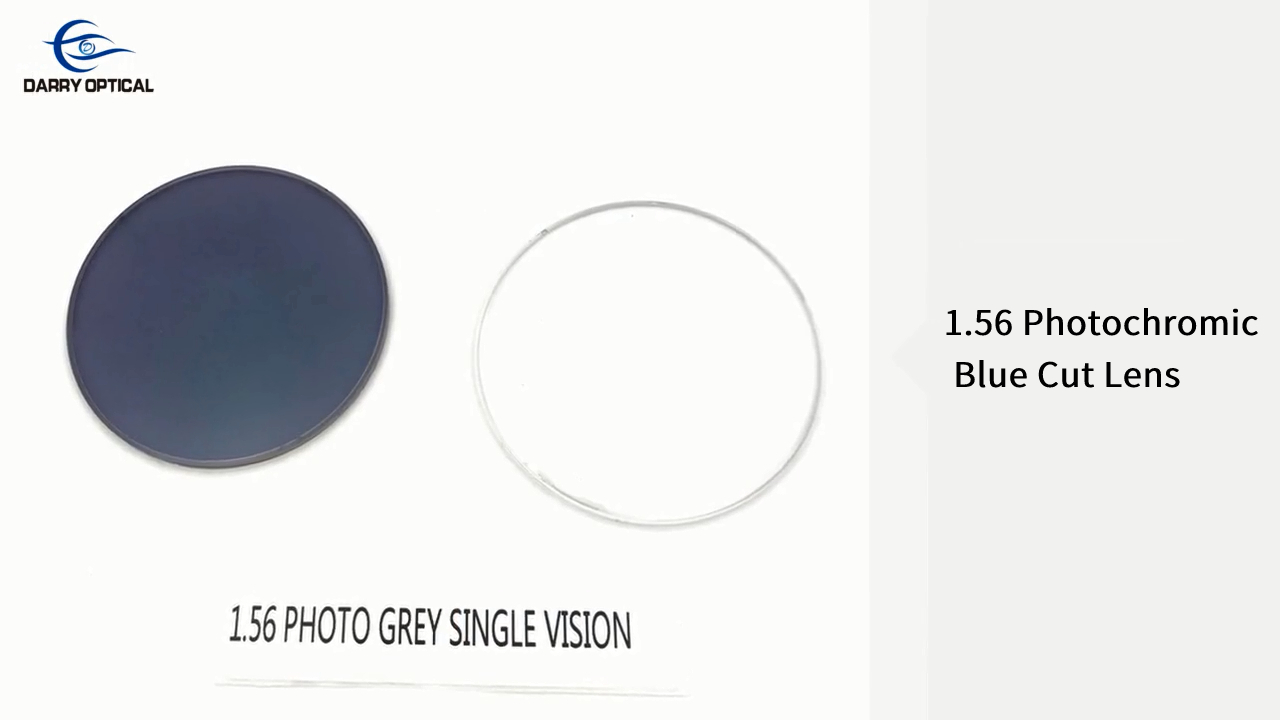 1.56 Photochromic Blue Cut Lens